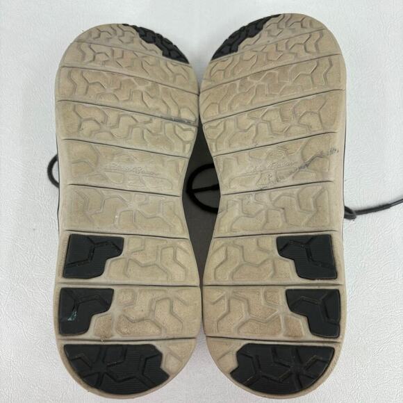 Eddie Bauer Atlas Cloudline Chukka Ankle Boots Gray Suede and Herringbone Size 8 - Picture 9 of 9